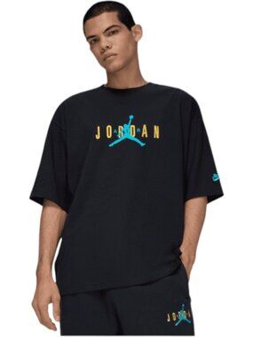 Air Jordan 11 Gamma Blue Brooklyn Oversized Fit Crew Men's Sizes S M L XL NWT